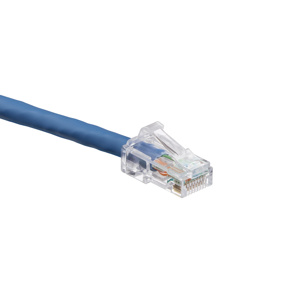 Leviton Cat6 Riser Patch Cords Unshielded 3 ft 24/4PR Blue