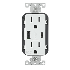 W5633-W WR USB TYPE A/C PORTS