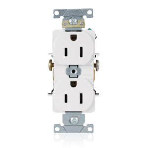 5242-W WHT DPLX RCPT-NEMA5-15R
