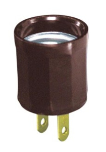 Leviton Outlet to Lampholder Adapters