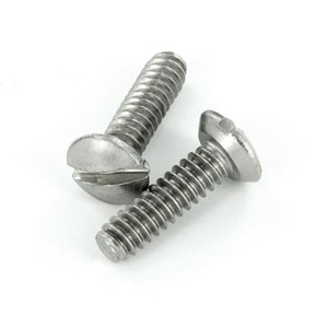 Leviton Stainless Steel Slotted Oval Head Wall Plate Screws
