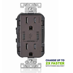 T5635-B 15A TR RECPT USB TYPE CC CHRG