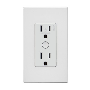 ZW15R-1BW ZWAVE TR DECORA DUPLEX RECEPT
