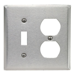 Leviton Midsized Duplex Toggle Wallplates Leviton Midsized Duplex Toggle Wallplates
