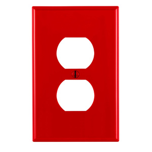 <em class="search-results-highlight">Leviton</em> Midsized Duplex Wallplates 1 Gang Red Nylon Device