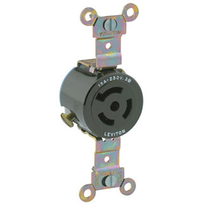 Leviton Locking Single Receptacle