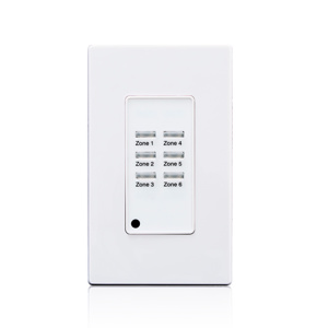LVS-6W LV SWITCH 6 BTN WHITE