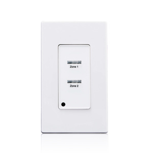 LVS-2W LV SWITCH 2 BTN WHITE