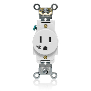 W5261-W 15A 125V SGL HD SPEC GRADE