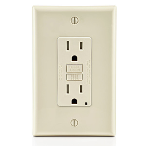 GFNT1-MT 15A SLIM GFCI W MID PLT