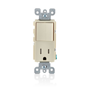 T5625-T COMB SW DECO SPST 5-15R 15A 125V