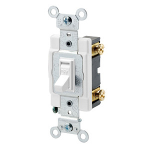 54501-2W SP 15A 277V WHT AC SW