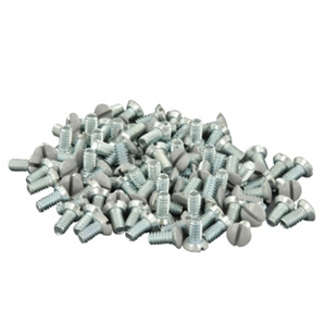Leviton Stainless Steel Slotted Oval Head Wall Plate Screws