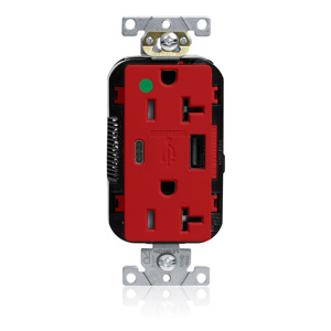 M58AC-HGR COMBO TR DPLX DECORA RCPT