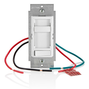 Leviton Slide Fan Speed Controls White