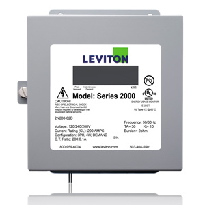 <em class="search-results-highlight">Leviton</em> VerifEye™ 2000 Series Indoor Submeter Electric Meters