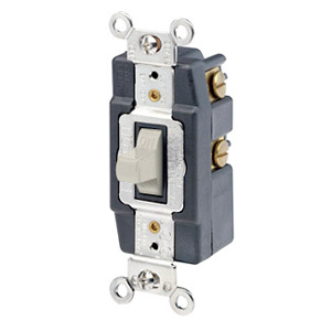 Leviton SPDT Toggle Light Switches 20 A 120/277 V Almond