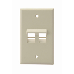 Leviton Standard Angled Multimedia Faceplates