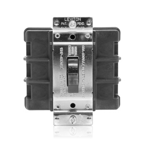 Leviton Powerswitch® Industrial Grade AC Manual Motor Controllers WD-1 & WD-6 3 Pole