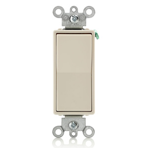 Leviton 4-Way, DPST Rocker Light Switches 15 A 120/277 V Decora® Almond