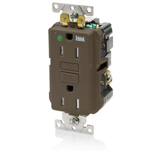 GFWT1-HG 15A WR TR HG SLIM GFCI BRN