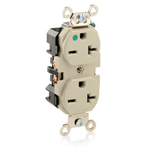 8400-I RCPT HG DPLX 6-20R 250V 2P3W IVY