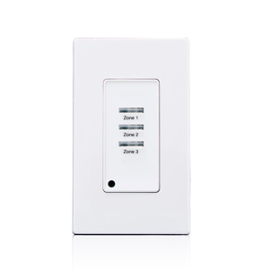 LVS-3W LOW VOLTAGE 3 PB 1 GANG WHT