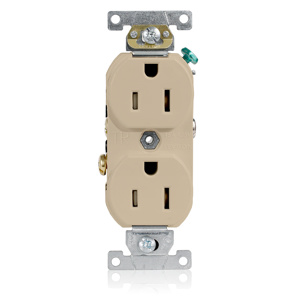 TBR15-I TR DPLXRCPT 5-15R 15A IVY 125V