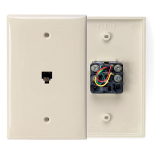 Leviton Midsized Telephone / Video Faceplates