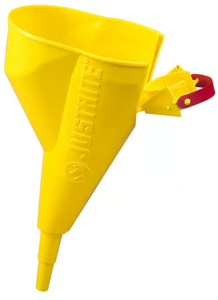 Justrite Funnels 1 gal Polypropylene