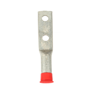 3M 40100 Series Long Barrel Compression Lugs 1/2 in 2 Hole Red 250 kcmil
