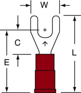 3M Insulated Fork Terminals