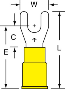 3M Insulated Fork Terminals