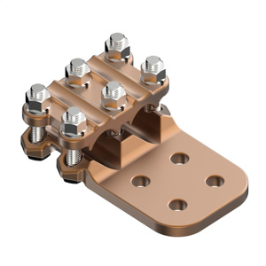 Hubbell Power Bolted Two Cable-to-Flat Terminals