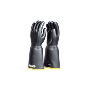 Hubbell Power Class 1 Bell Cuff Insulating Rubber Gloves