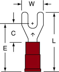 3M Insulated Fork Terminals