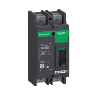 Square D PowerPacT™ QBP Molded Case Industrial Circuit Breakers 100-100 A 240 VAC 10 kAIC 2 Pole