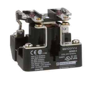 Square D 8501C Open Frame Heavy Duty Power Relays