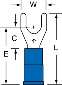 3M Insulated Fork Terminals