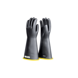 Hubbell Power Class 1 Straight Cuff Insulating Rubber Gloves