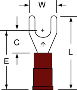 3M Insulated Fork Terminals