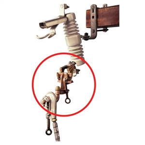 Hubbell Power L-stud Terminal Cutout Grounding Clamps