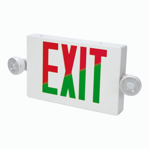 Cooper Lighting Solutions Combination Emergency/Exit Lights LED Universal