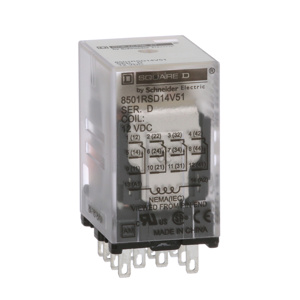 Square D Harmony™ 8501R Miniature Plug-in Ice Cube Relays