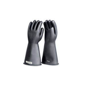 Hubbell Power Class 1 Straight Cuff Insulating Rubber Gloves
