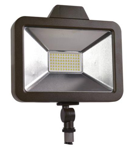 Sylvania SLMFLD1 Series Slim Flood Lights LED 120 to 277 V 100 W Bronze 12300 lm 4000 K