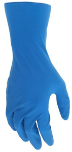 MCR Safety SensaTouch™ Disposable Gloves Large *Contains Latex Blue