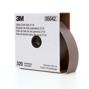 3M 211K Cloth Utility Rolls 50 yd 320