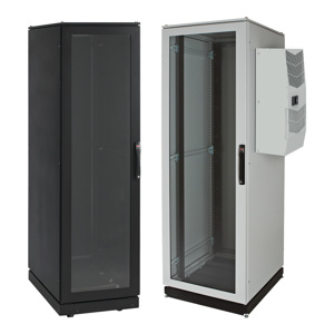 ProLine V/D Server Cabinet with G52 Type 12, 2000x700x800mm, Black, Steel