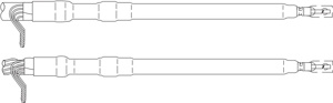 3M 76 Series Cold Shrink Termination Kits